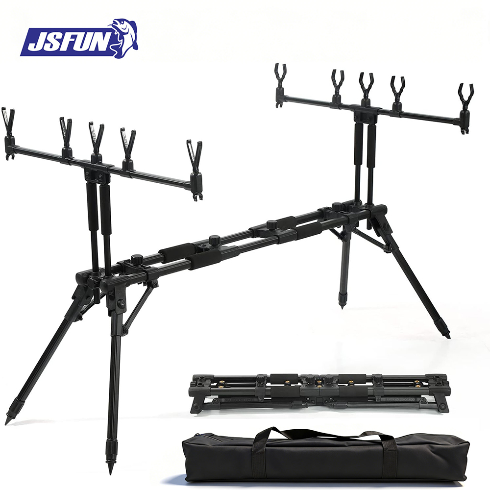 Fishing Rod Rack - JSFUN Регулируемая подставка для 5 удочек