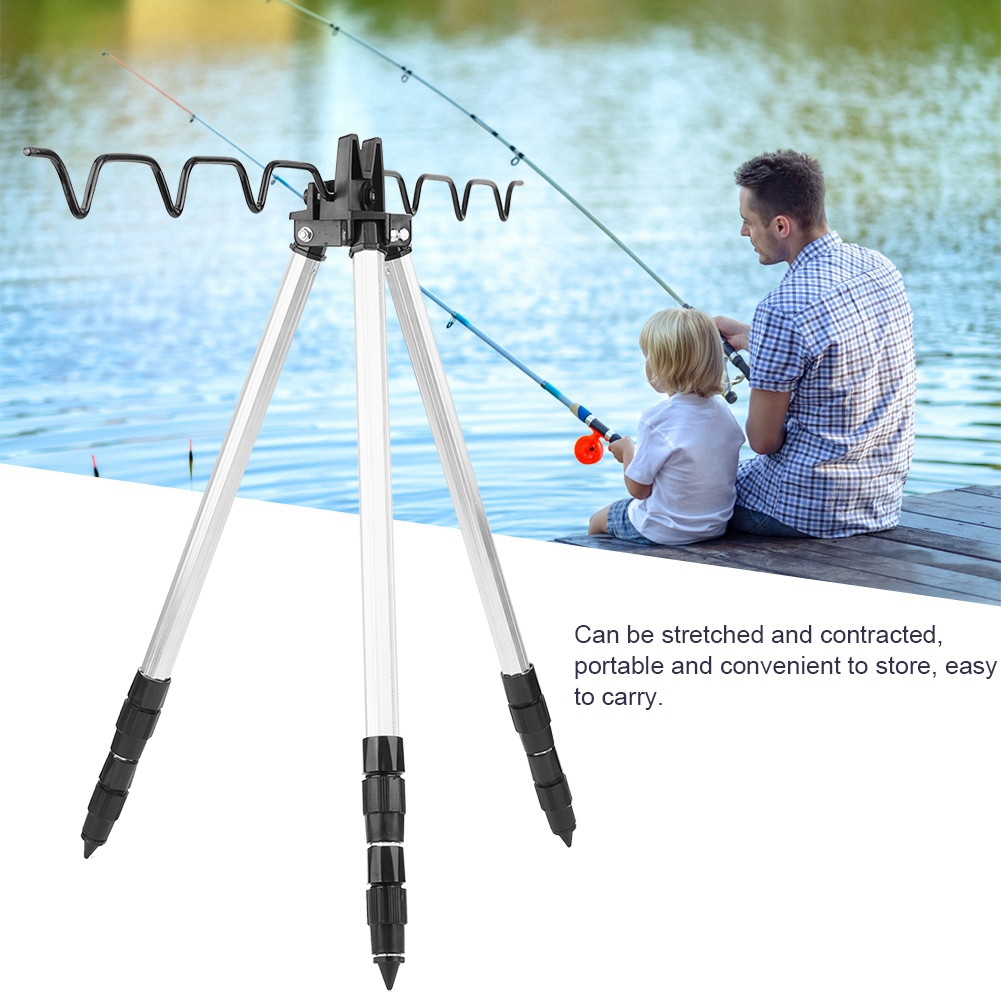 Fishing Rod Casting - Многофункциональные подставки-треноги для удочек, телескопические треугольные