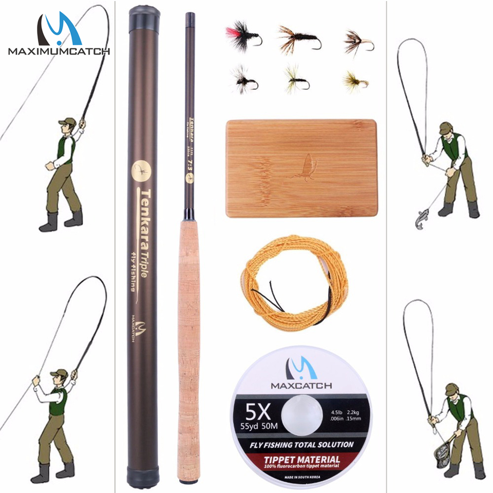 Fishing Rod Carbon Fiber - Maximumcatch 9-13 футов V-Tenkara Rod наряд