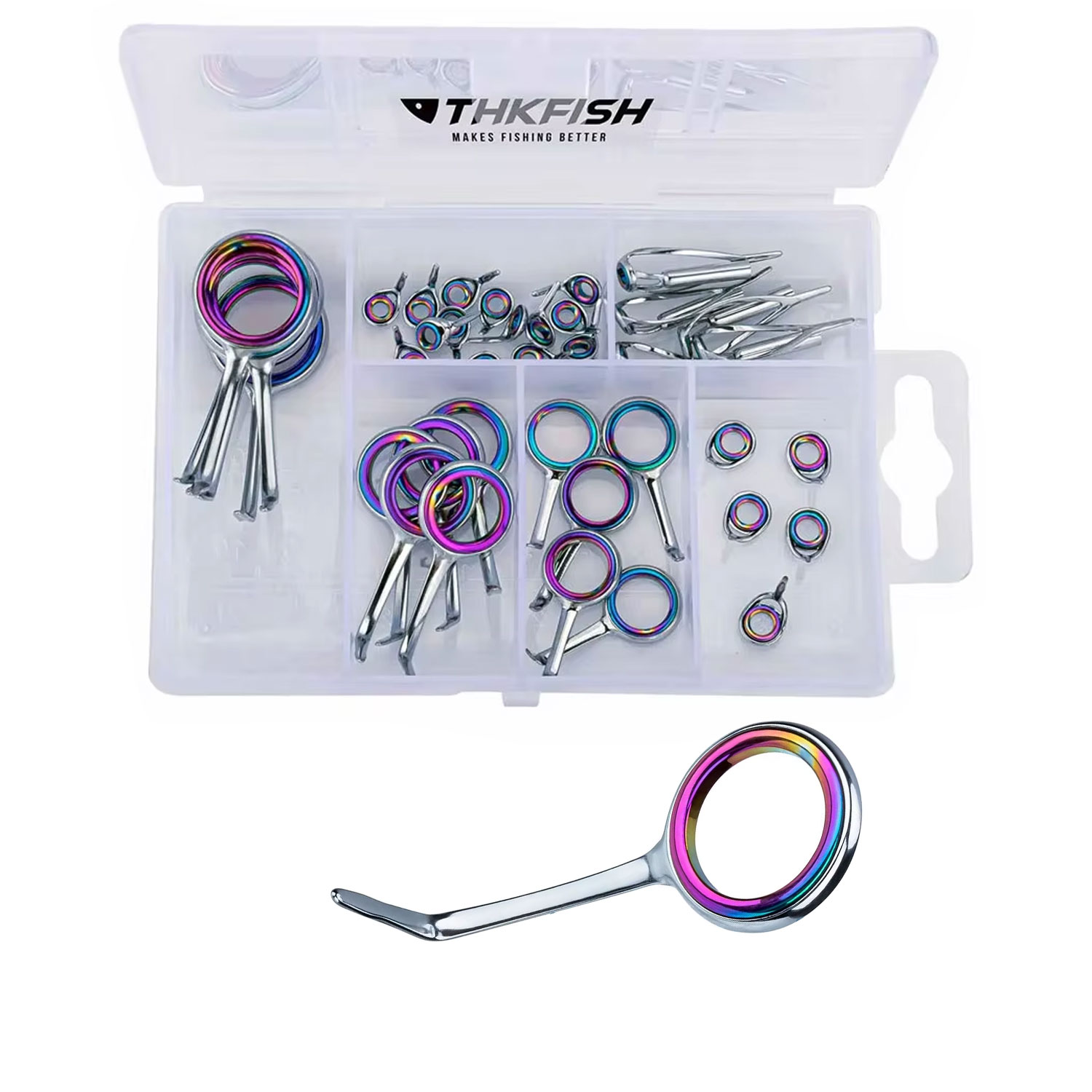 Fishing Rod Tip Replacement - Набор колец для удочек из нержавеющей