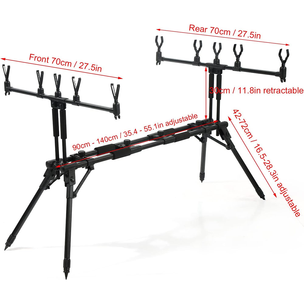 JSFUN Регулируемая подставка д – обзор и цена Fishing Rod Rack