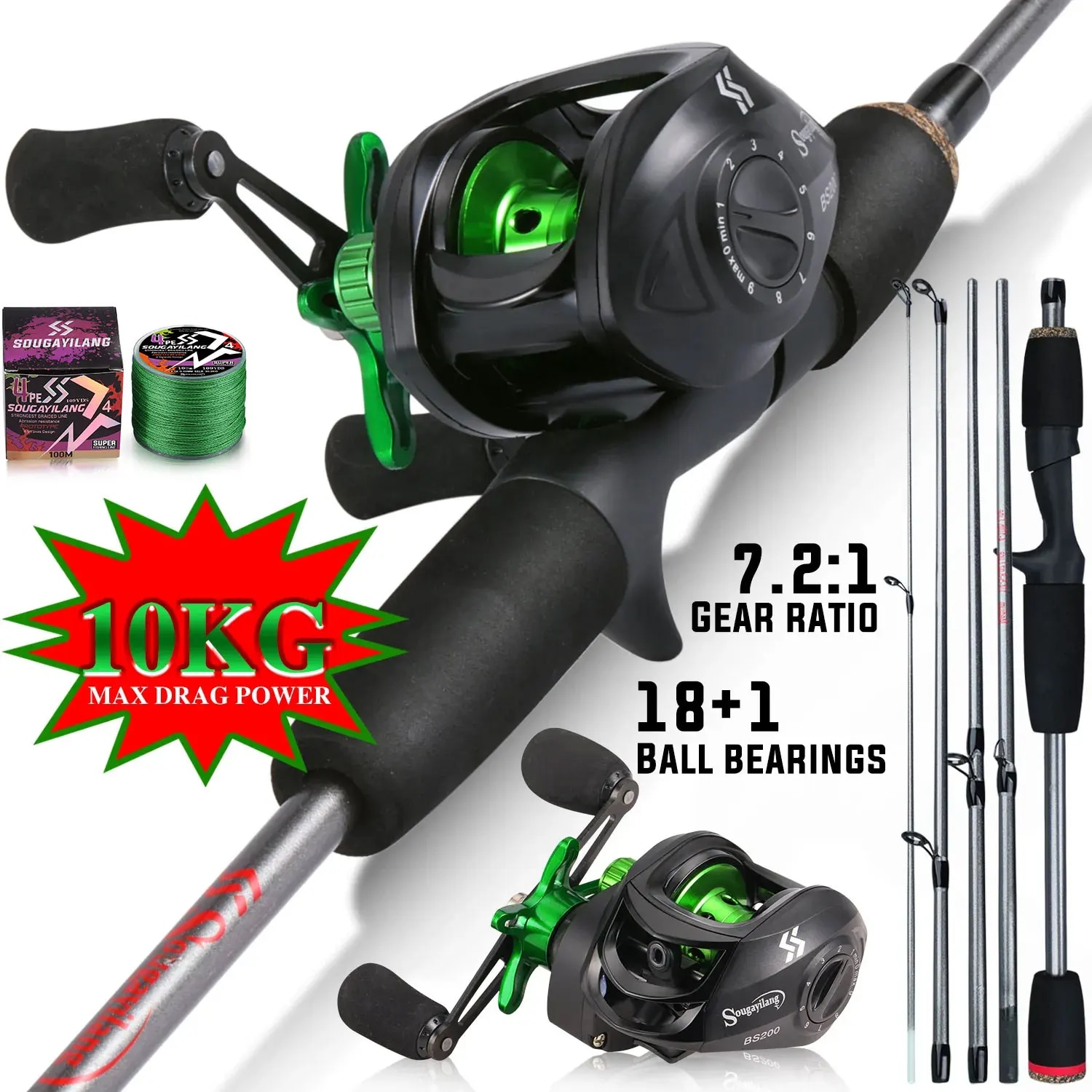 Комбинированная удочка Sougayi – обзор и цена Fishing Rod Carbon Fiber