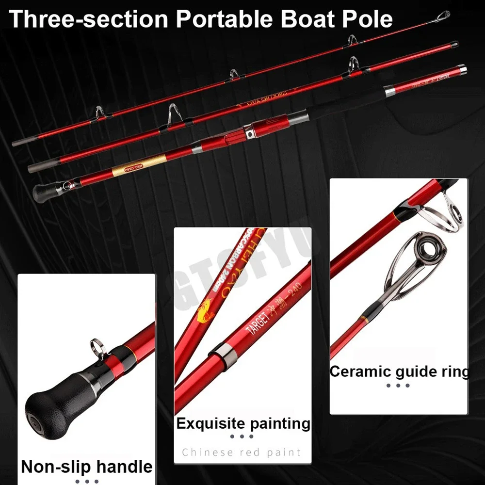 1,8 м, 2,1 м, 2,4 м, портативн – обзор и цена Fishing Rod Surf